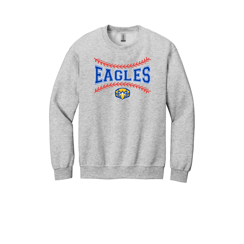 SP Eagles Baseball Seams YOUTH Unisex Crewneck Sweatshirt