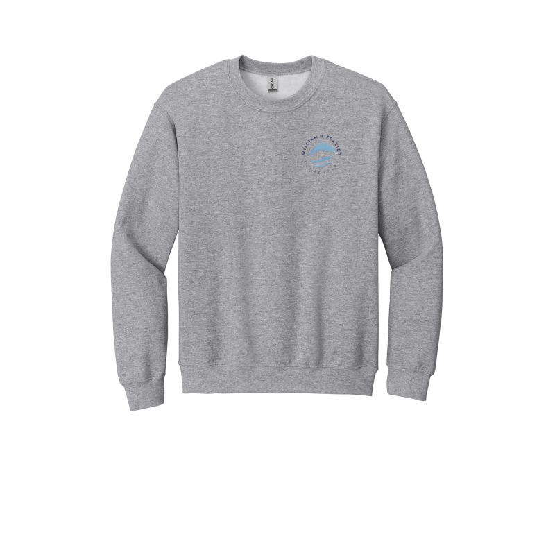 EMBROIDERED- Frazier Dolphine Logo-ADULT Crewneck Sweatshirt