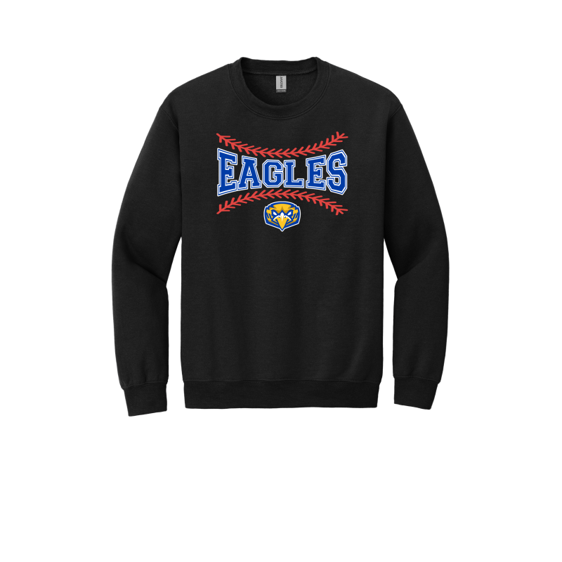 SP Eagles Baseball Seams YOUTH Unisex Crewneck Sweatshirt