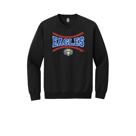 SP Eagles Baseball Seams YOUTH Unisex Crewneck Sweatshirt