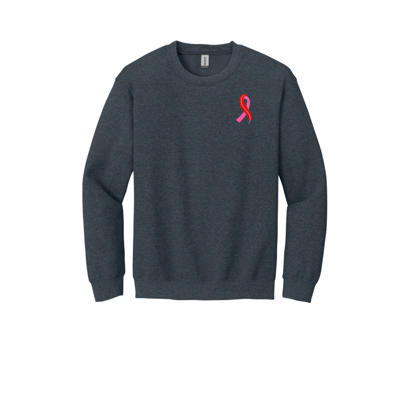 EMBROIDERED-Ribbon/Feather - Crewneck Sweatshirt -FPW