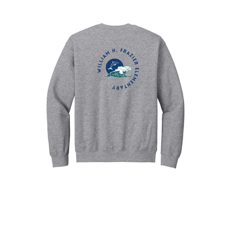 Frazier ADULT Left Chest/Back Design- Crewneck Sweatshirt