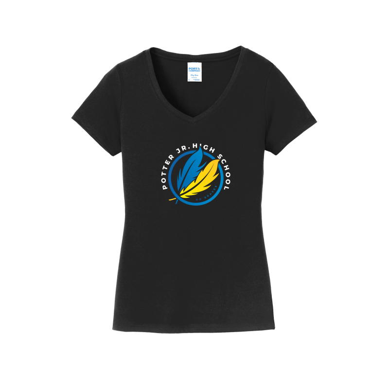 Potter Jr. High Women's V-Neck Shirt