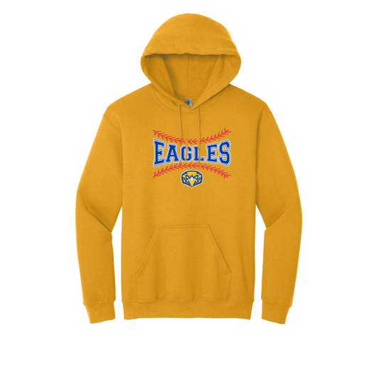 SP Eagles Baseball Seams YOUTH Unisex Hoodie