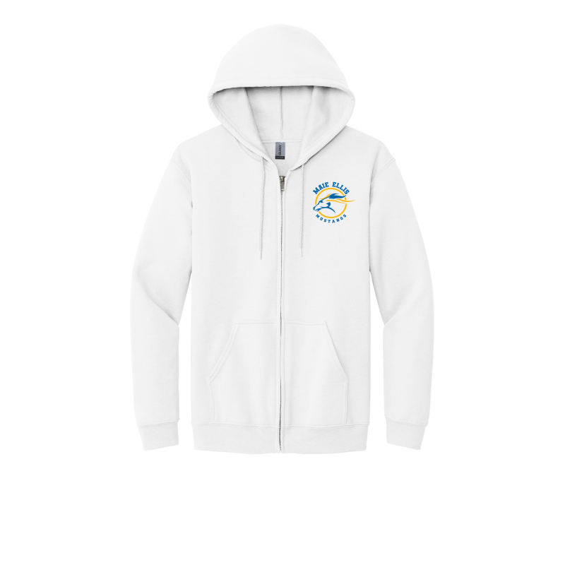 YOUTH-Maie Ellis Full Zip Up Hoodie (Left Chest/Back Logo)