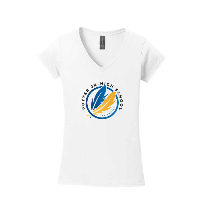 Potter Jr. High Women's V-Neck Shirt