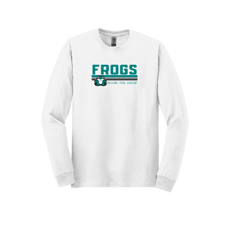 Stripe Frogs Design- YOUTH Long Sleeve Shirt