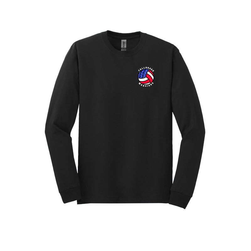 American Flag Volleyball - Long Sleeve Shirt
