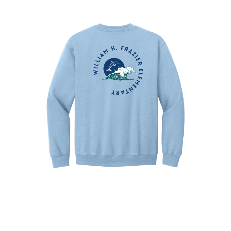 Frazier ADULT Left Chest/Back Design- Crewneck Sweatshirt