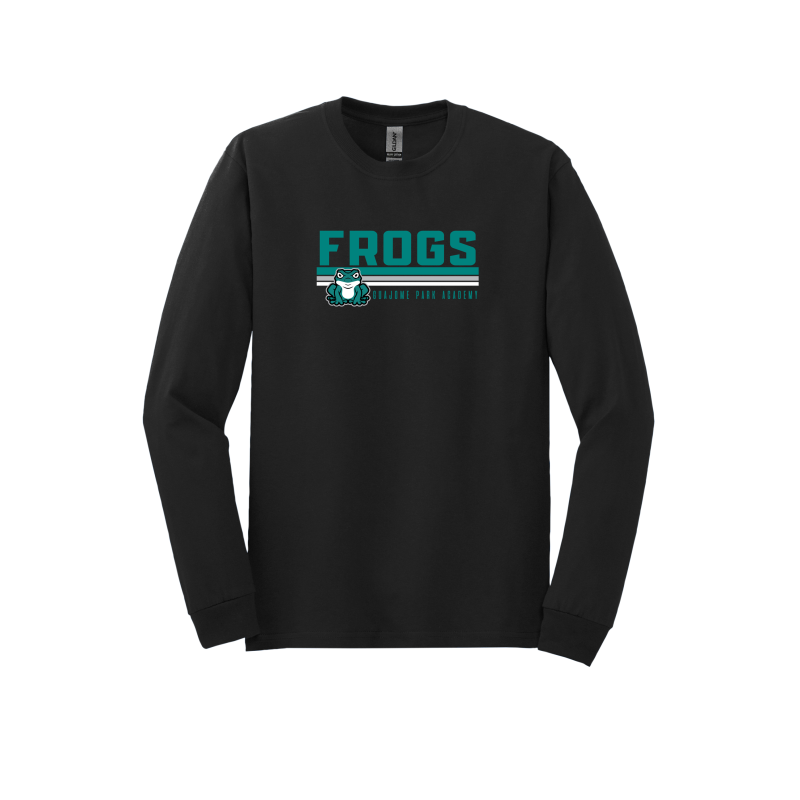 Stripe Frogs Design- YOUTH Long Sleeve Shirt