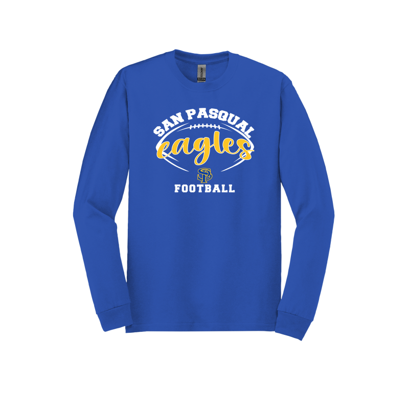 San Pasqual SP Script Football Design - Long Sleeve Shirt