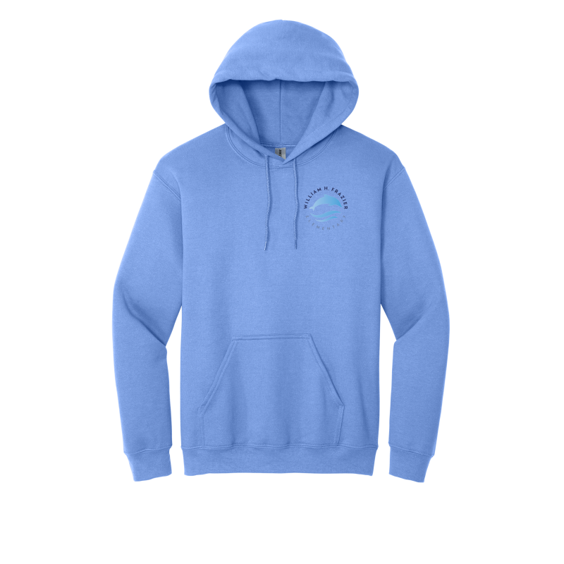 EMBROIDERED -Frazier Dolphin Logo- ADULT Hoodie