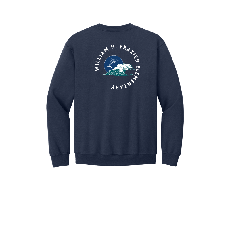 Frazier ADULT Left Chest/Back Design- Crewneck Sweatshirt