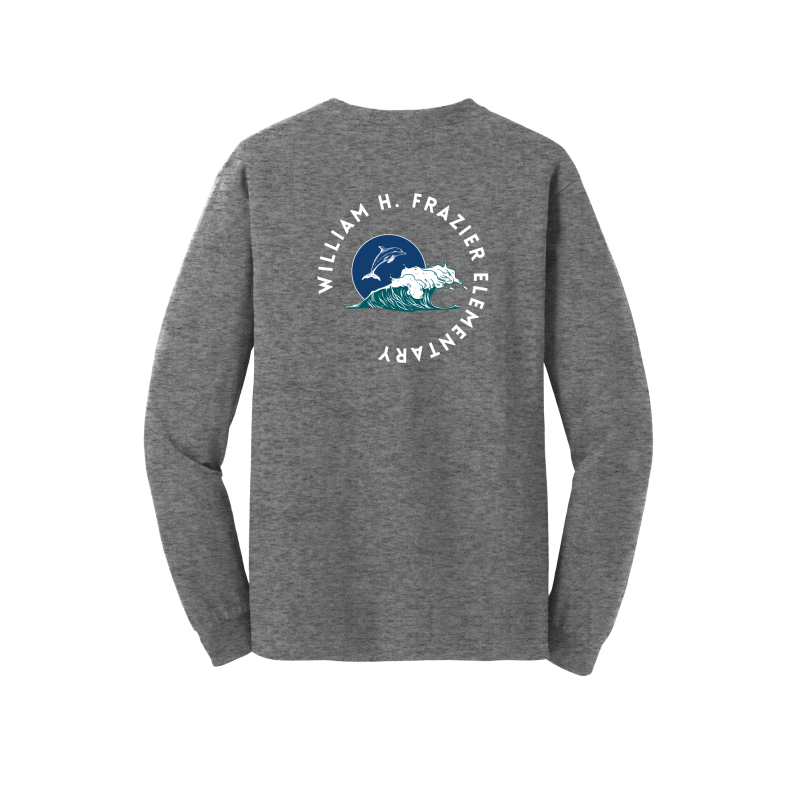Frazier ADULT Left Chest/Back Design -Long Sleeve Shirt