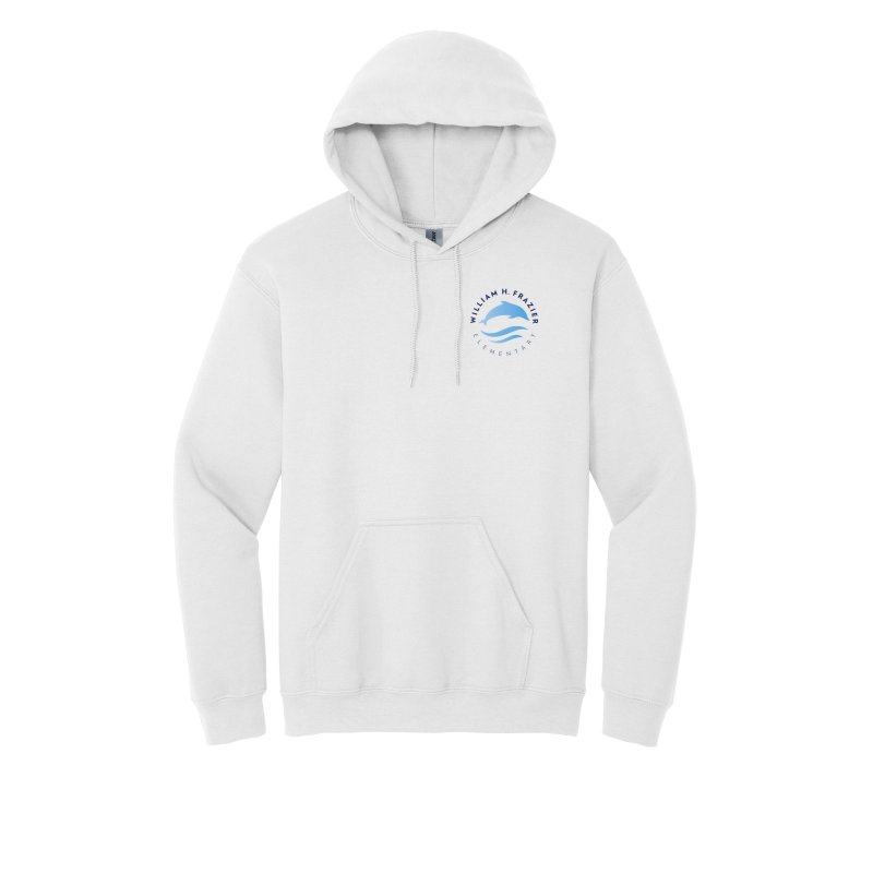 EMBROIDERED -Frazier Dolphin Logo- ADULT Hoodie