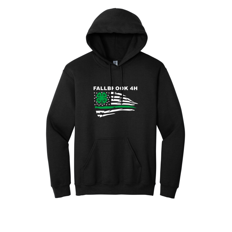 Fallbrook 4-H - YOUTH Hoodie -Front Design Only