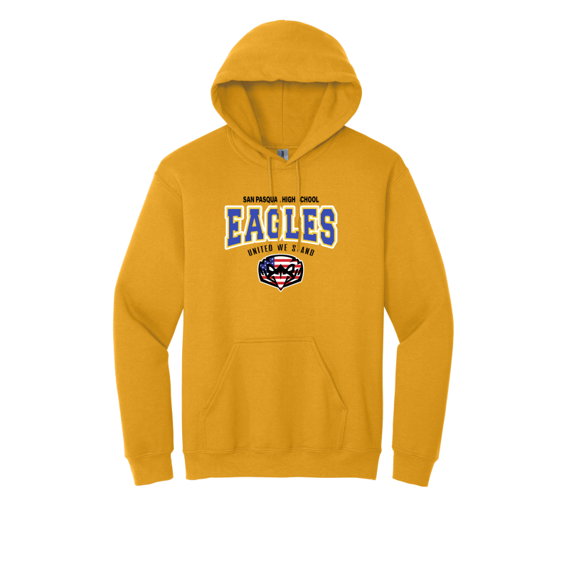 San Pasqual American Flag Eagle Design - YOUTH hoodie