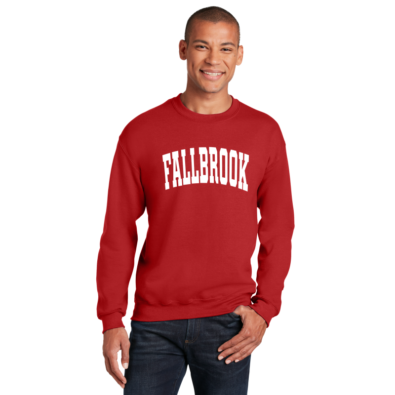 FALLBROOK - Unisex Adult/Youth-Crewneck Sweatshirt-FHS Water Polo