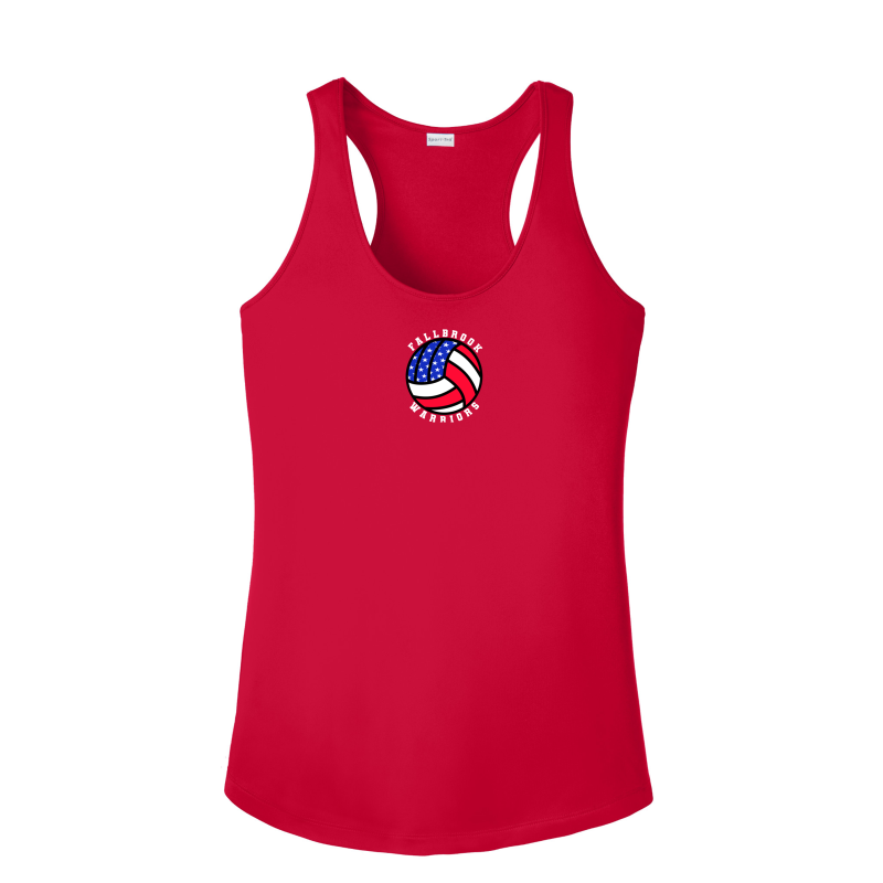 American Flag Volleyball- Ladies Dri Fit Tank Top