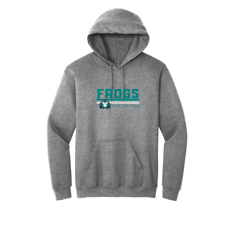 Stripe Frogs Design- ADULT Unisex Hoodie