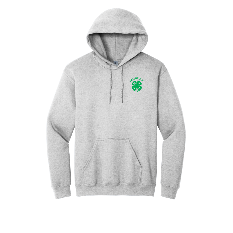 Embroidered Clover 4H ADULT Hoodie (No back design)