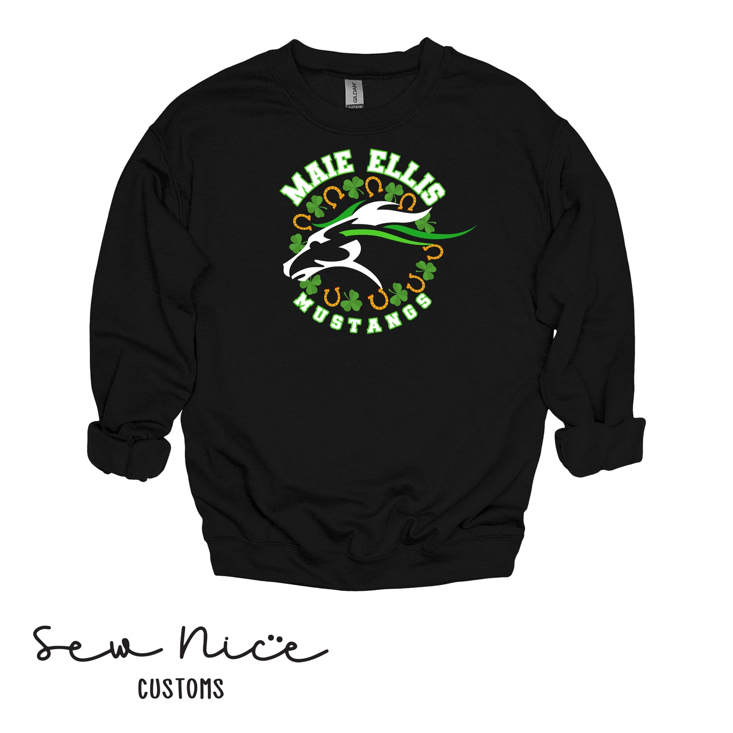 YOUTH-Maie Ellis St. Patrick's Day Crewneck