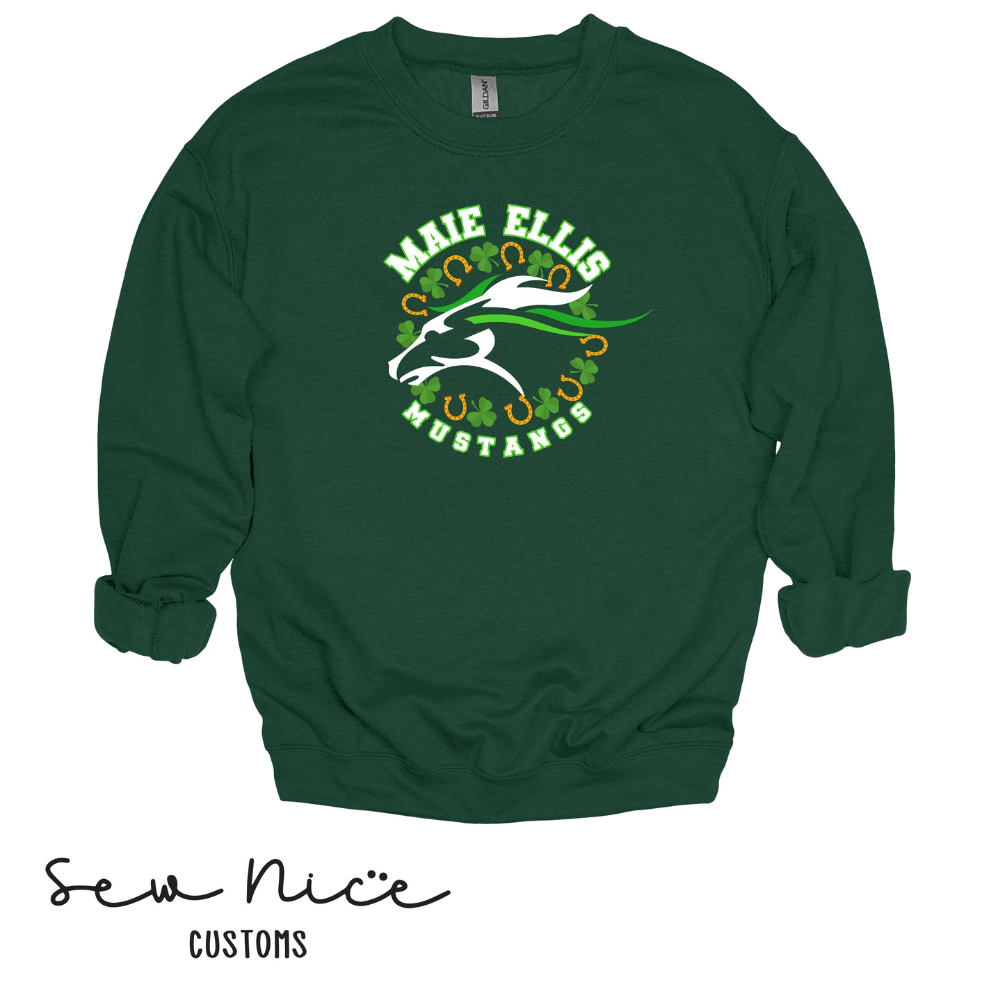 YOUTH-Maie Ellis St. Patrick's Day Crewneck