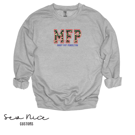 YOUTH-MFP Camo Crewneck
