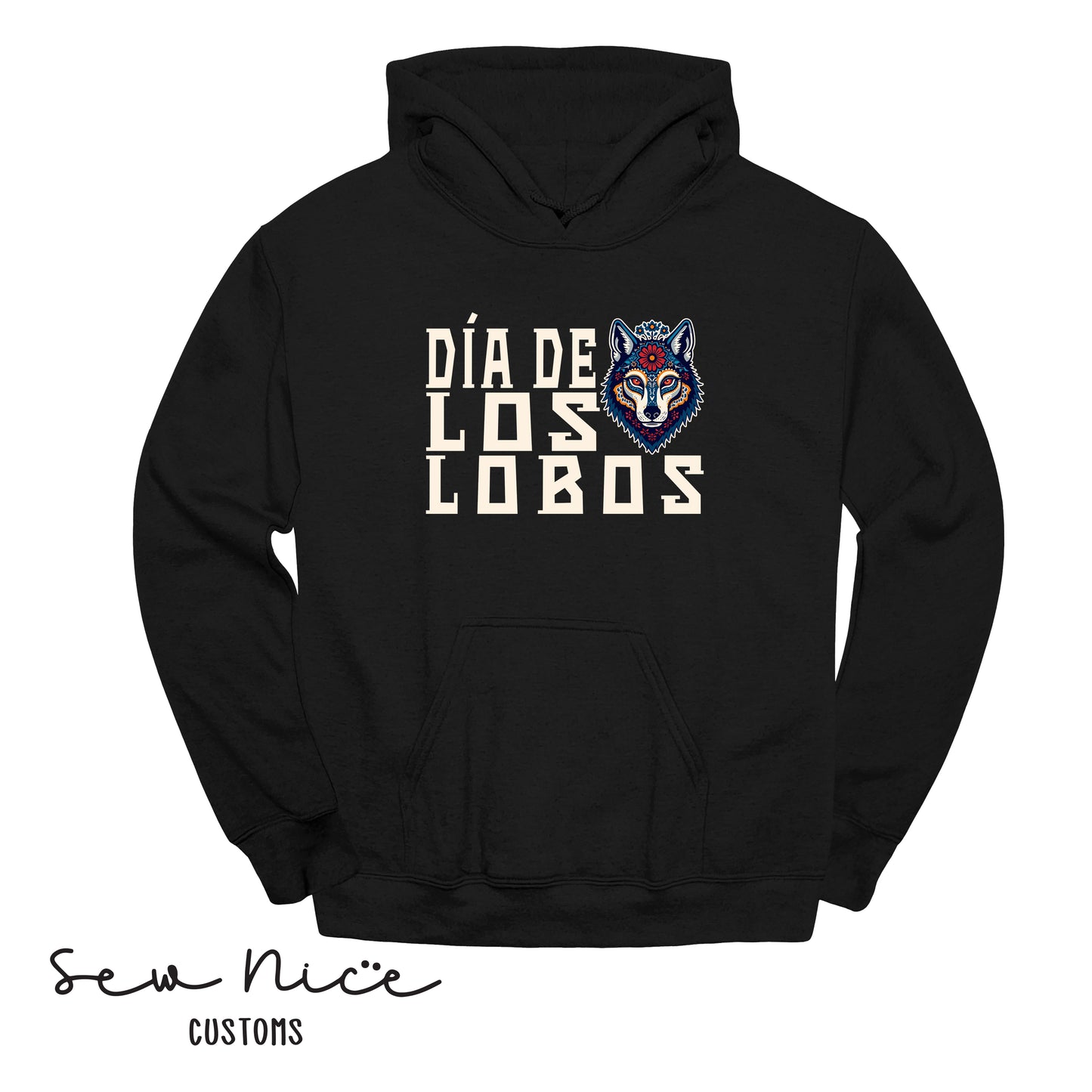 Dia De Los Lobos- Unisex Adult/Youth Hoodie