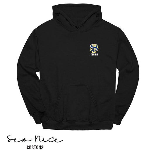 EMBROIDERED SP Tennis- Unisex Adult/Youth Hoodie