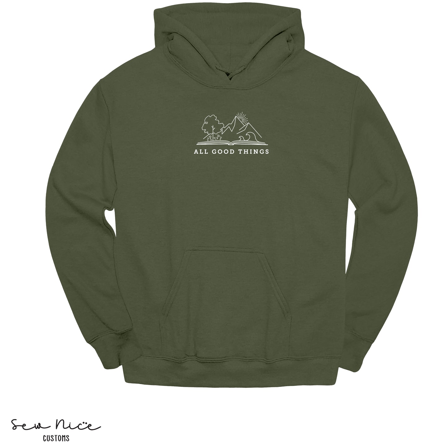 All Good Things-EMBROIDERED- Unisex Adult/Youth Hoodie