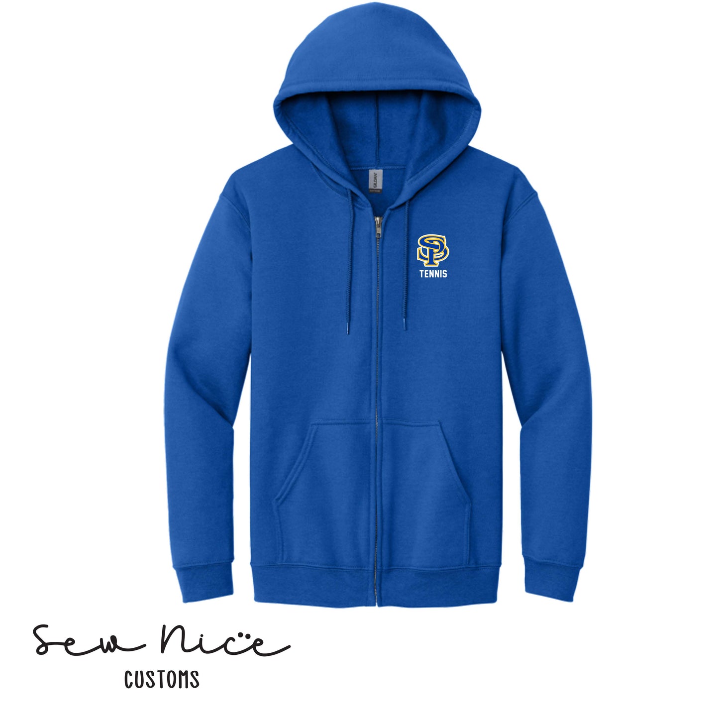 EMBROIDERED SP Tennis- Unisex Adult/Youth Full Zip