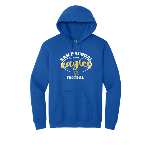 San Pasqual SP Script Football Design - Hoodie