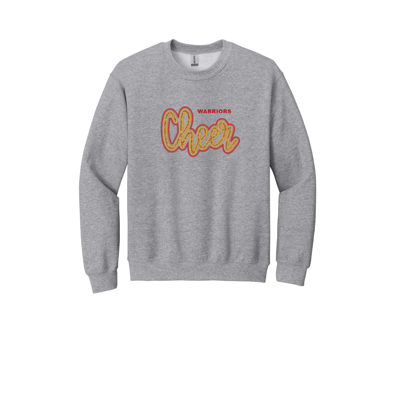Embroidered Glitter Cheer Applique YOUTH Sweatshirt -Local Pick Up/Delivery