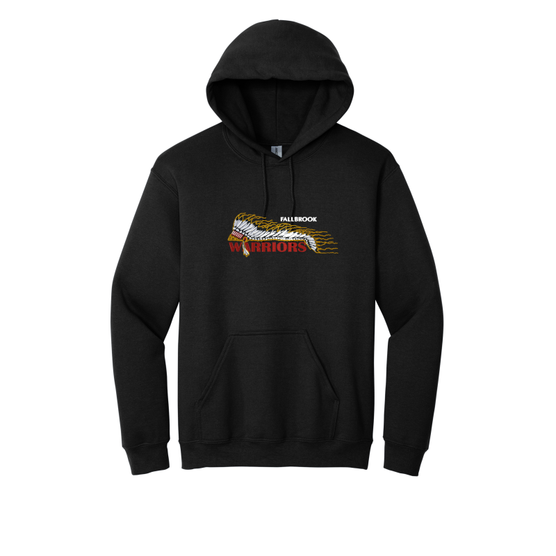 Embroidered FHS Warriors Headdress Hoodie