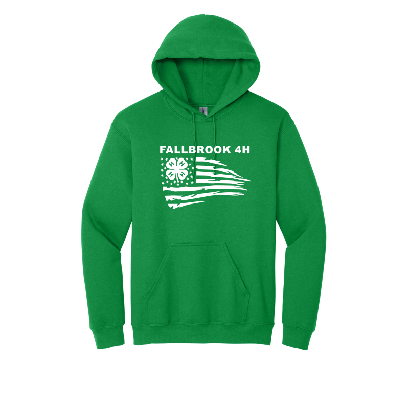Fallbrook 4-H - YOUTH Hoodie -Front Design Only