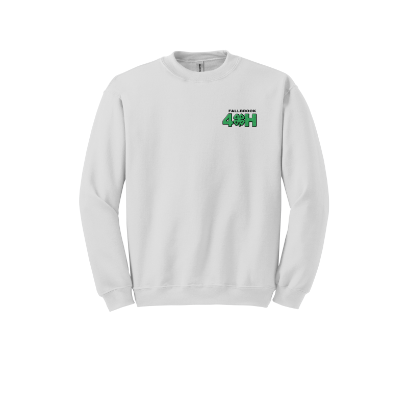 Embroidered 4H ADULT Crewneck Sweatshirt (No back design)