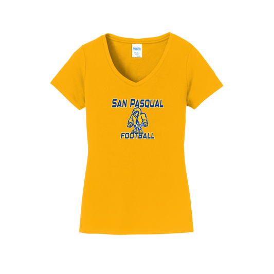 San Pasqual Robe Eagle Design - Women's V-Neck Shirt