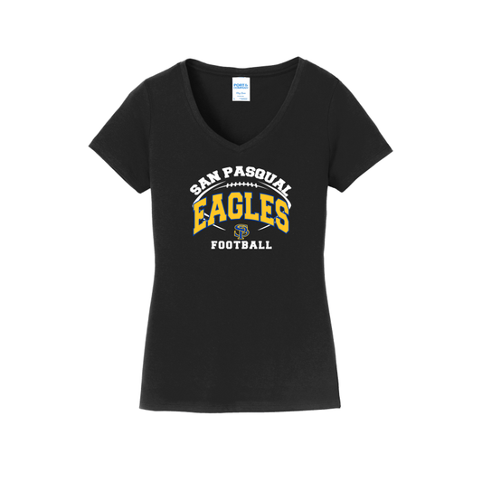 San Pasqual SP Football Design - Women's V-Neck