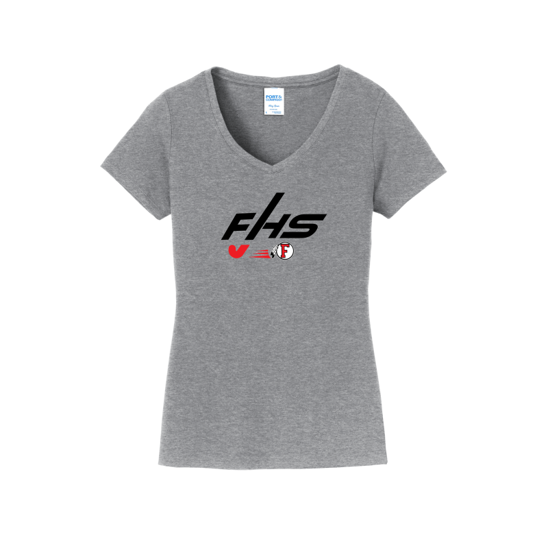 FHS Field Hockey- Women's V-Neck Shirt