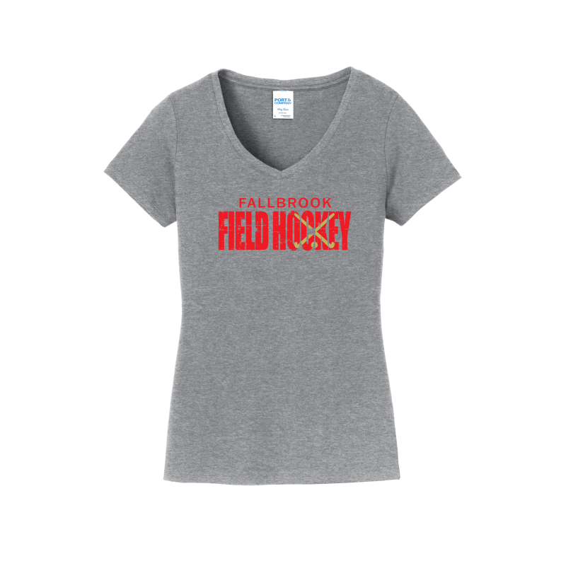 Fallbrook Field Hockey- Women's V-Neck Shirt