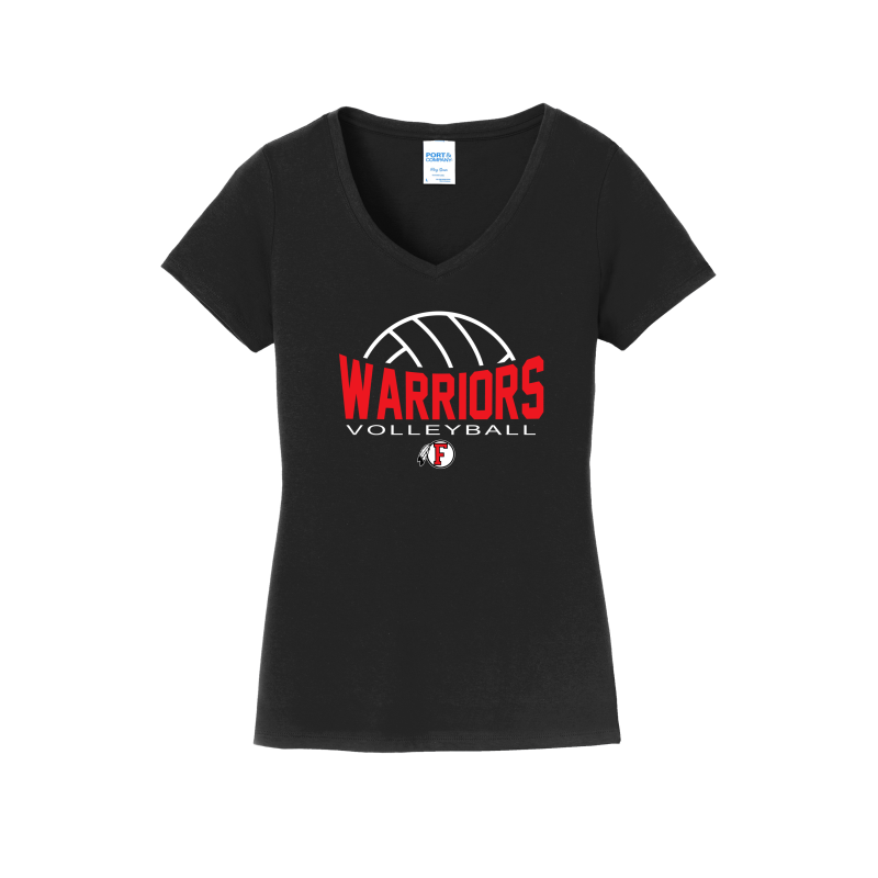 Warriors Volleyball - Women's V-Neck Shirt