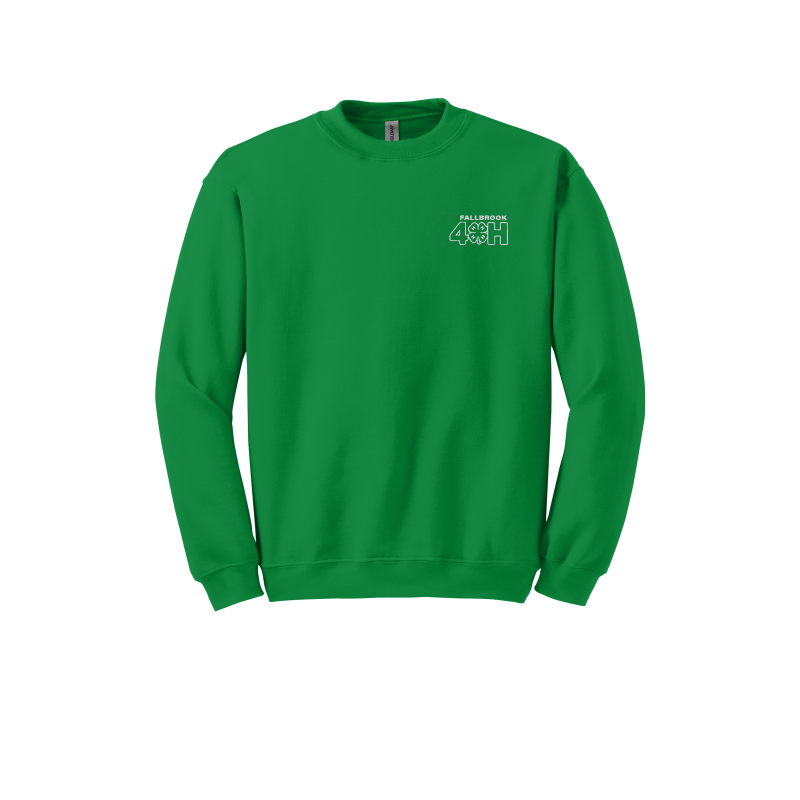 Embroidered 4H ADULT Crewneck Sweatshirt (No back design)