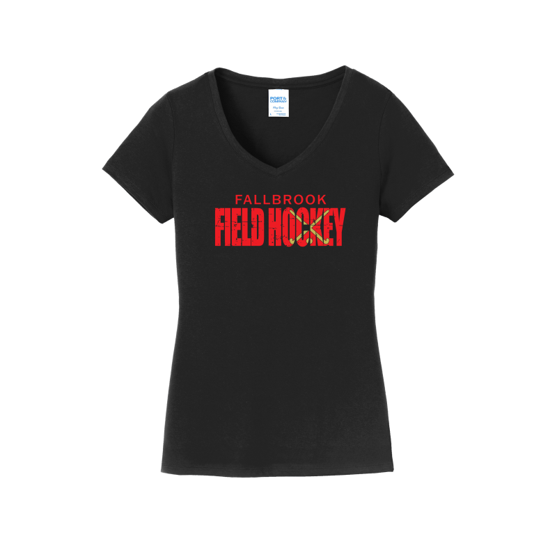 Fallbrook Field Hockey- Women's V-Neck Shirt
