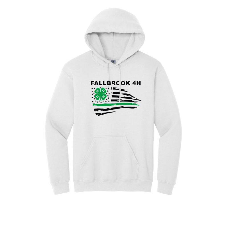 Fallbrook 4-H - YOUTH Hoodie -Front Design Only
