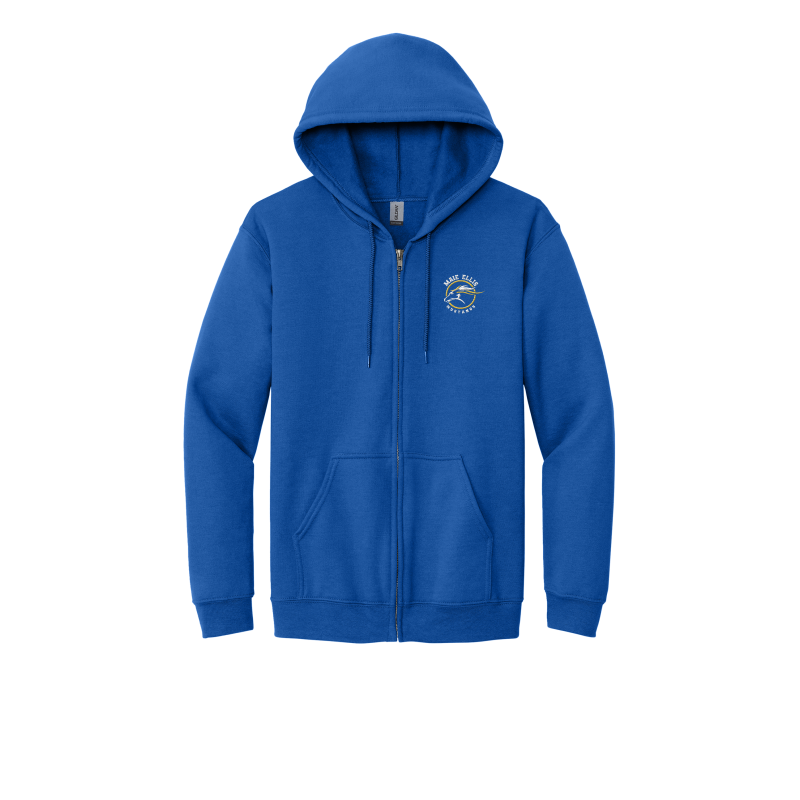 Embroidered Maie Ellis Logo Full Zip Up Hoodie