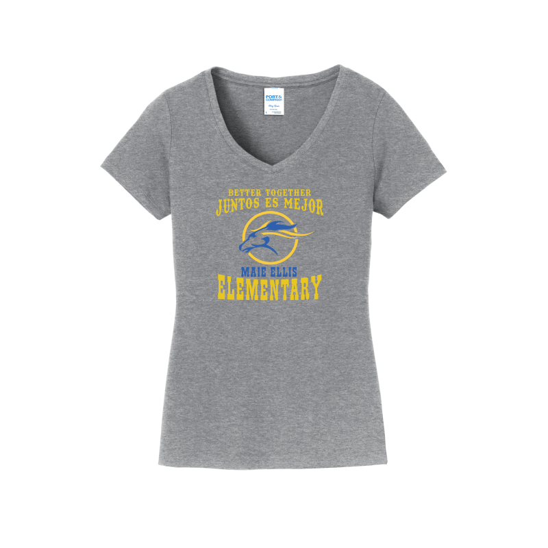 Women's V-Neck- Better Together/Juntos Es Mejor