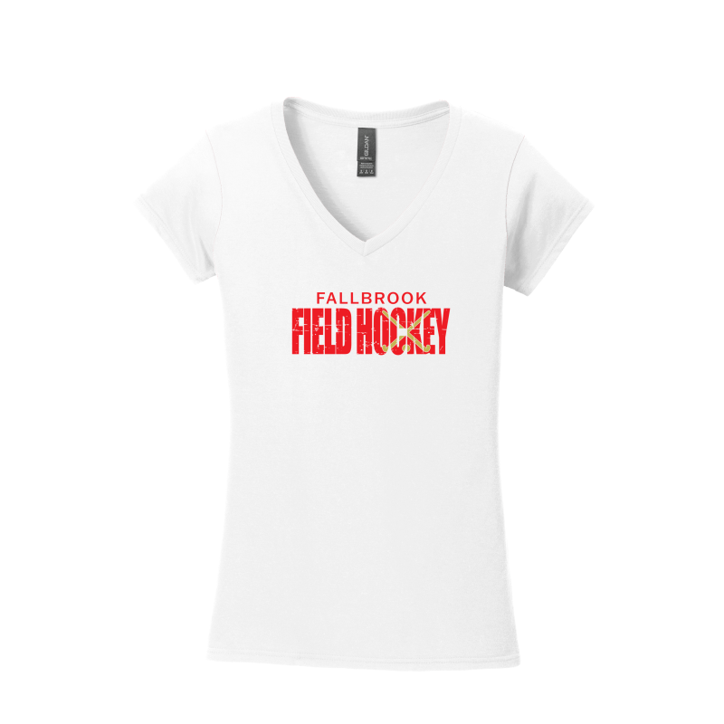 Fallbrook Field Hockey- Women's V-Neck Shirt