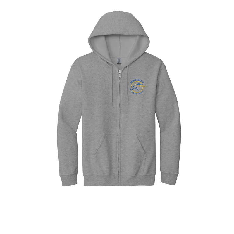 Embroidered Maie Ellis Logo Full Zip Up Hoodie