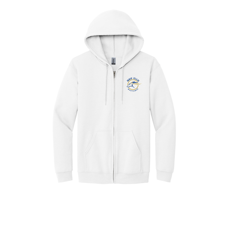 Embroidered Maie Ellis Logo Full Zip Up Hoodie